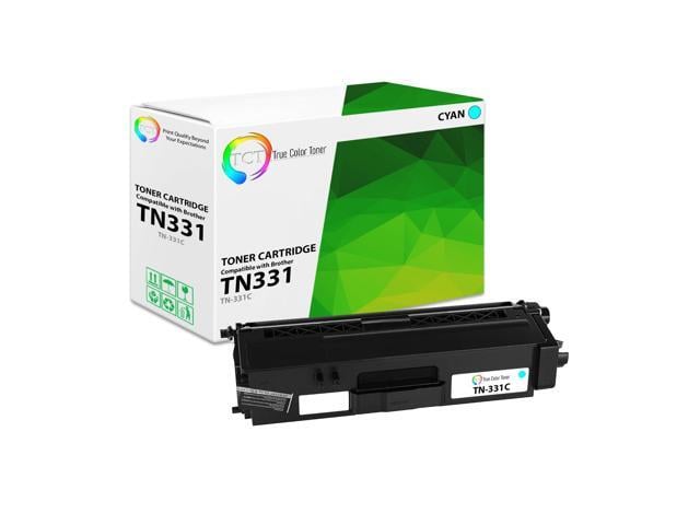 Brother True Color Toner TN331 Cyan Toner Cartridge - Premium Compatible Replacement for Brother TN331 TN-331C Cyan Works With Brother HL-L8250 L8350...