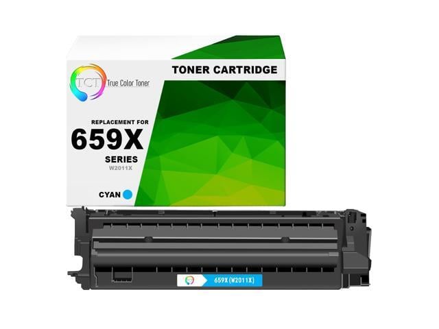 HP TCT 659X Cyan Toner Cartridge - Premium Compatible Replacement for HP 659X W2011X High Yield Works With Color LaserJet Enterprise M856 M856dn MFP...