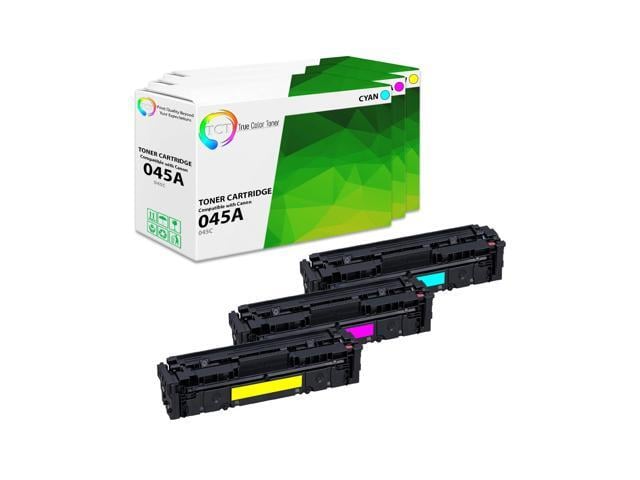Canon True Color Toner 045A Color Toner Cartridge 3 Pack - Premium Compatible Replacement for Canon 045 Works With Canon Color ImageClass MF634CDW...