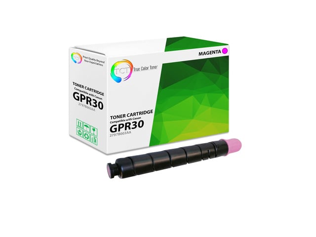 Canon True Color Toner GPR30 Magenta Toner Cartridge - Premium Compatible Replacement for Canon GPR-30 2797B003AA Magenta Works With Canon ImageRunner...