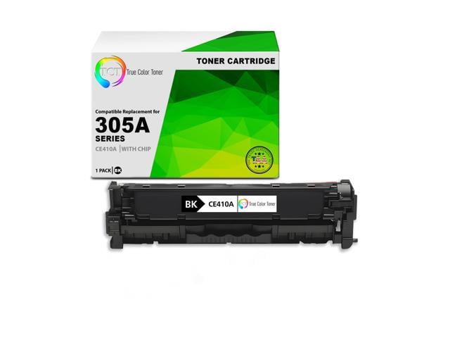 HP TCT 305A Black TAA Compliant Toner Cartridge - Premium Compatible Replacement for HP 305A CE410A Works With HP LaserJet Pro M351A M375NW M451 M475...