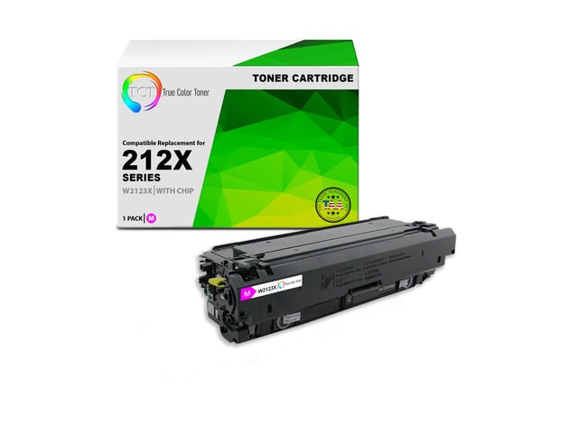 HP TCT 212X Magenta TAA Compliant Toner Cartridge - Premium Compatible Replacement for HP 212X W2123X High Yield Works With HP Color LaserJet...