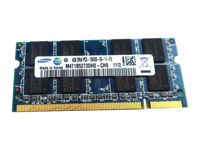 Samsung M471B5273DH0-CH9_UB Samsung 4GB PC3-10600 DDR3 1333MHZ CL9 Laptop Memory Module M471B5273DH0-CH9 Laptop Memory