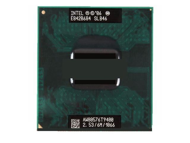 CPU c 2 Duo T9400 CPU (6M Cache, 2.53 GHz, 1066 MHz FSB, Dual-Core) Laptop Processor