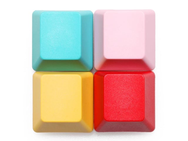 HHKB topre PBT blank keycaps blank 1u 1x r1 r2 r3 r4 for diy gaming mechanical keyboard red green pink yellow