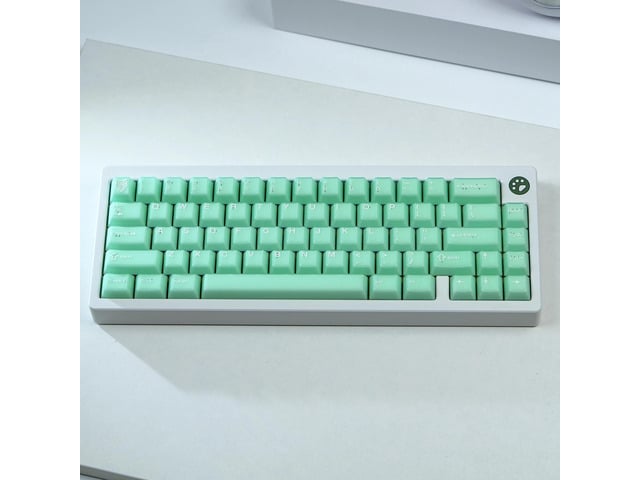 114 Keys Aifei Light Green Keycaps ABS Double Shot Translucent Cherry Height for Mechanical Keyboard Anne Pro 2 GK61 Game PC
