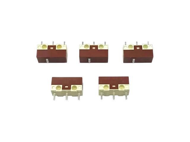 1Pcs New for Original HUANO Silent Micro Switch 20 MilLin-L0ns Click Lifetime Computer Mouse Mute Micro Switches 3Pins New 2026 High for Reliable...