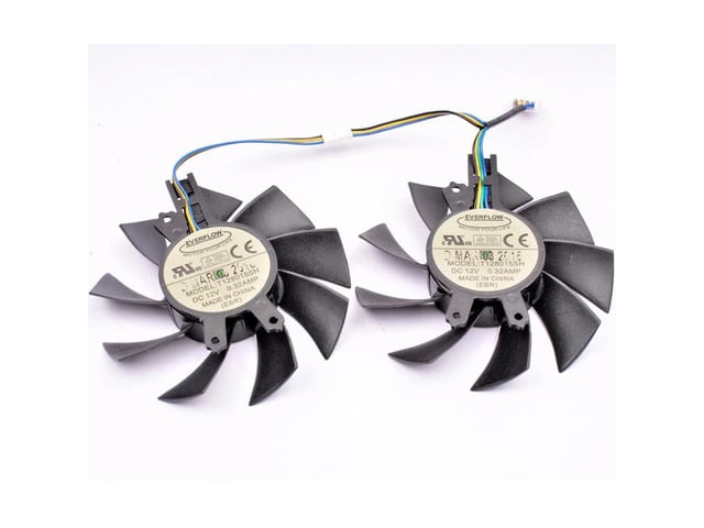 T128015SH 12V 0.32A is suitable for HASEE GTX960 GTX750 TiGTX950 graphics card cooling fan