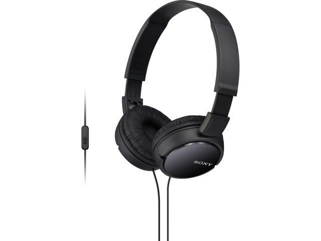 Sony MDR-ZX110AP Extra Bass Smartphone Headset (Black)