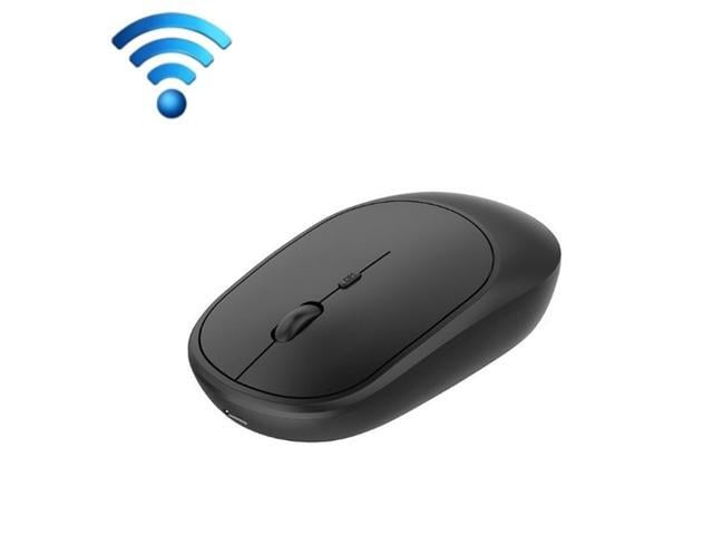 M030 4 Keys 1600DPI Laptop Office Mute Mouse, Style: Double Mode (Black) Double Mode (Black)