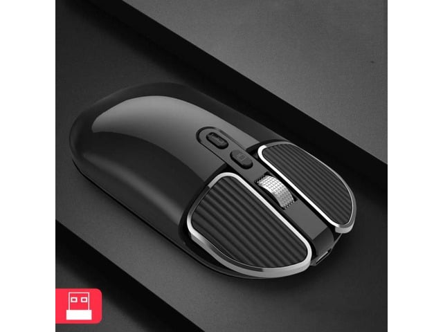 M203 2.4Ghz 5 Buttons 1600DPI Wireless Optical Mouse Computer Notebook Office Home Silent Mouse 2.4G (Black)
