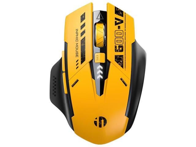 Inphic A9 Bluetooth 3 Mode Mouse Silent Charging Mechanical Feel Wireless Mouse A9