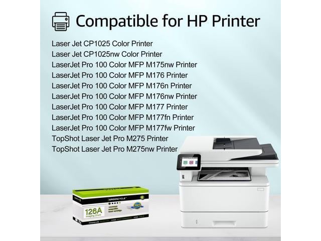 HP GREENCYCLE 126A CE314A Imaging Drum Compatible for HP 126A CE314A works on LaserJet Pro 100 MFP M175a M175nw M275 M275nw CP1025 CP1025nw Printer...