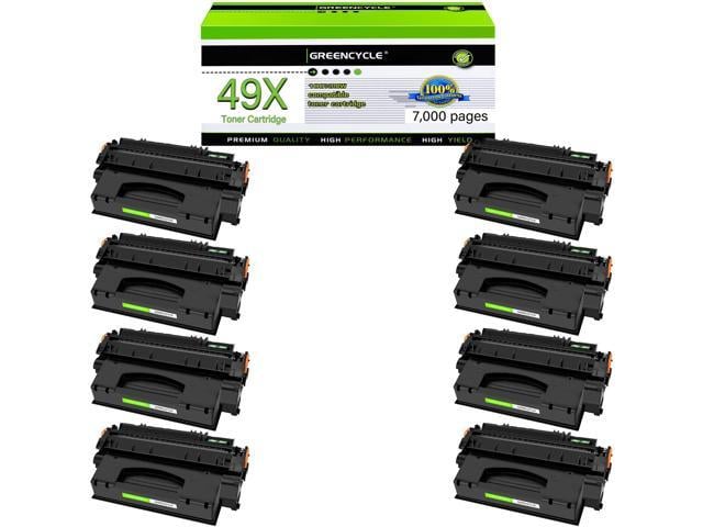 HP greencycle Q5949X Compatible Toner Cartridge Replacement for HP 49X Q5949X 53X Q7553X Black Cartridge Laserjet 1320 1320n 1320nw 3390 3392 M2727nf...