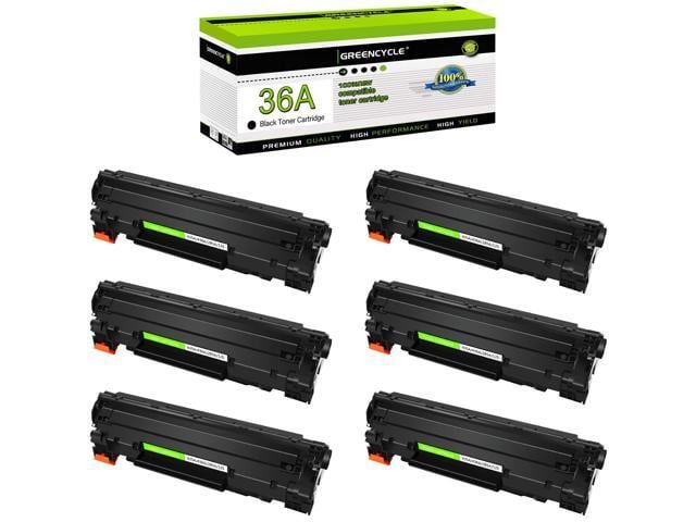 HP GREENCYCLE High Yield 36A CB436A Toner Cartridge Compatible for HP 36A CB436A works on Laser Jet P1505 P1505n M1522 M1522n M1522nf MFP Printer...