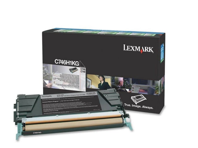 Lexmark C748 High Yield Black Return Program Toner Cartridge (12,000 Yield)