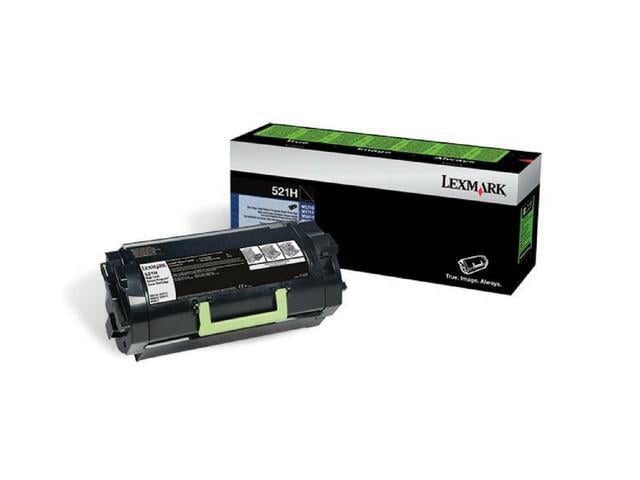 Lexmark MS811 (521H) High Yield Return Program Black Toner Cartridge (25,000 Yield)