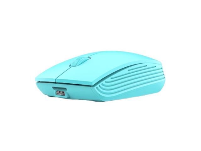 811 3 Keys Laptop Mini Wireless Mouse Portable Optical Mouse, Spec: Double Model (Blue) Double Model (Blue)