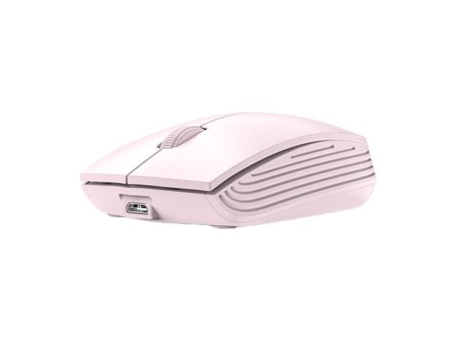 811 3 Keys Laptop Mini Wireless Mouse Portable Optical Mouse, Spec: Double Model (Pink) Double Model (Pink)