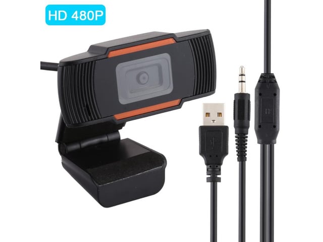 HXSJ A870 Webcam HD 480P PC Camera for Skype for Android TV Rotatable Computer Camera USB Web Cam 480P
