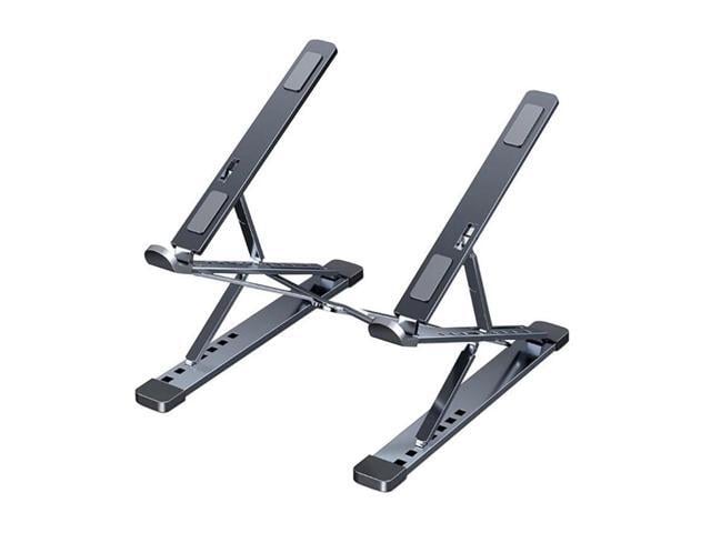 N8 Double-layer Foldable Lifting Aluminum Alloy Laptop Heat Dissipation Stand, Color: Gray N8 (Gray)