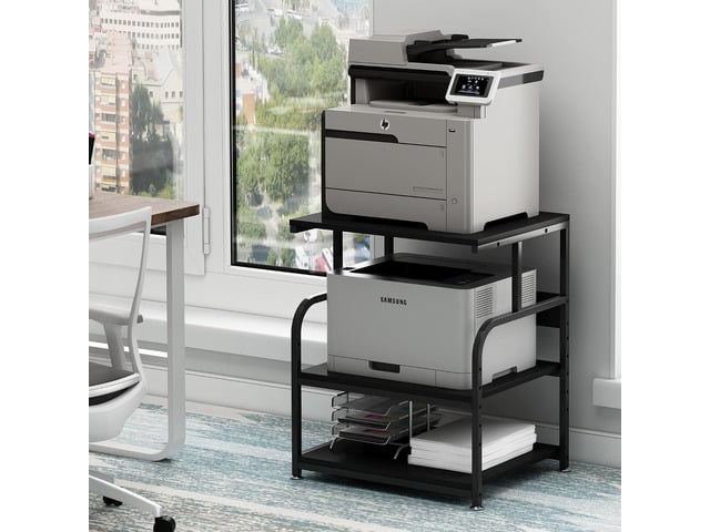 Fannova 23.6'x18.9'x30' Large Printer Stand with Adjustable Storage Shelf