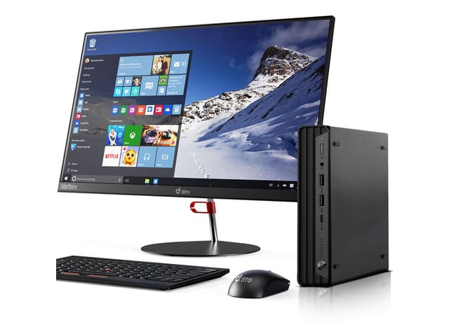 HP EliteDesk 800 G6 Tiny Desktop Mini PC Intel Hexa Core i5-10500T 10th Gen. Processor up to 3.80 GHz, 32GB DDR4 Ram, 1TB SSD,24 Inch Monitor,...