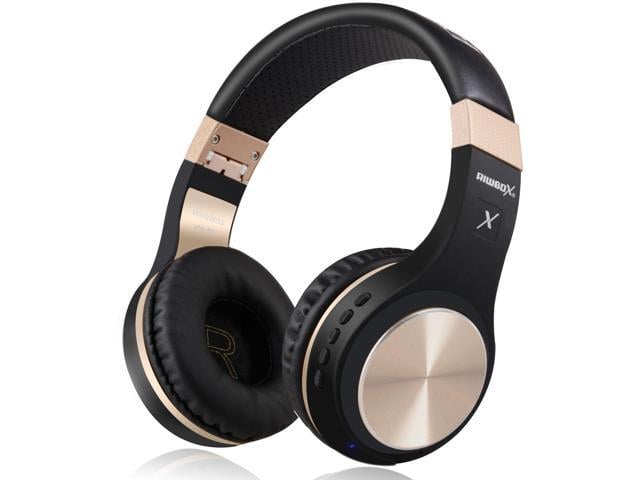 Bluetooth Headphones, XBT-80 Folding Stereo Wireless Bluetooth Headphones Over Ear with Microphone and Volume Control, Wireless and Wired Headset...
