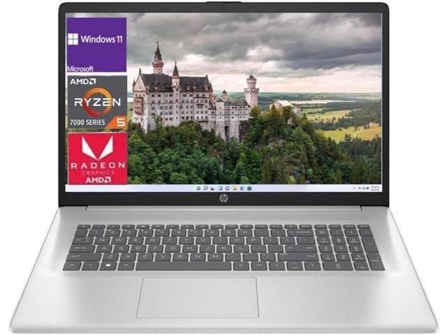HP 17.3 FHD Laptop,AMD Ryzen 5 7430U(Up to 4.3GHz),Webcam,WiFi,32 GB RAM,1 TB PCIe SSD,Win 11 Pro
