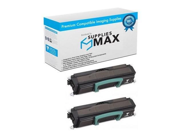 SuppliesMAX Compatible Replacement for Lexmark E450DN High Yield Toner Cartridge (2/PK-11000 Page Yield) (E450H21A_2PK)
