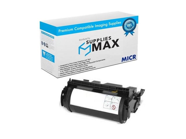 SuppliesMAX Compatible MICR Replacement for Lexmark Optra SE-3455/Optra SE-3455N Toner Cartridge (23000 Page Yield) (12A0725)