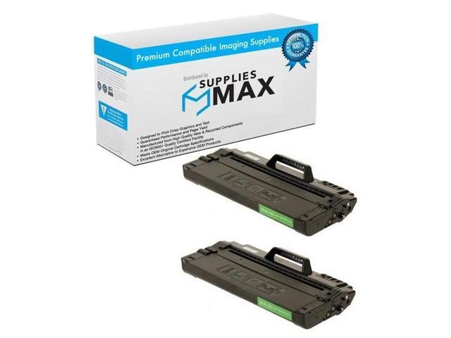 Samsung SuppliesMAX Compatible Replacement for Samsung ML-1630/ML-1630W/SCX-4500/SCX-4500W Toner Cartridge (2/PK-2000 Page Yield) (ML-P1630AB)