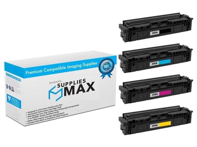 HP SuppliesMAX Compatible Replacement for HP Color Laser Jet Pro M155A/M155NW/M182N/M182NW/M183FW Jumbo Toner Cartridge Combo Pack (BK/C/M/Y) (NO....
