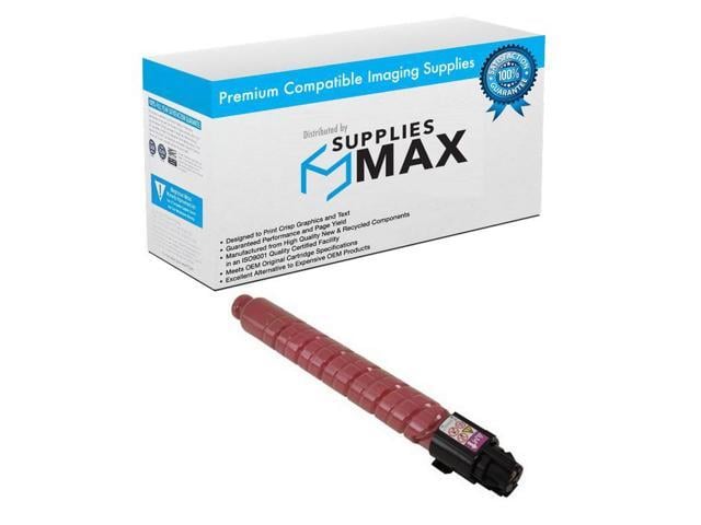 SuppliesMAX Compatible Replacement for Savin IM-C300/IM-300F/IM-C400F/IM-C400SRF Magenta Toner Cartridge (6000 Page Yield) (TYPE IM-C300) (842380)
