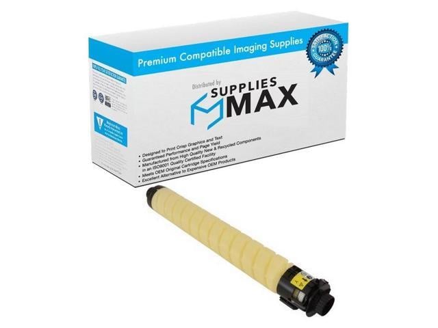 SuppliesMAX Compatible Replacement for Lanier IM-C2000/IM-C2500 Yellow Toner Cartridge (10500 Page Yield) (TYPE IM-C2500) (842308)