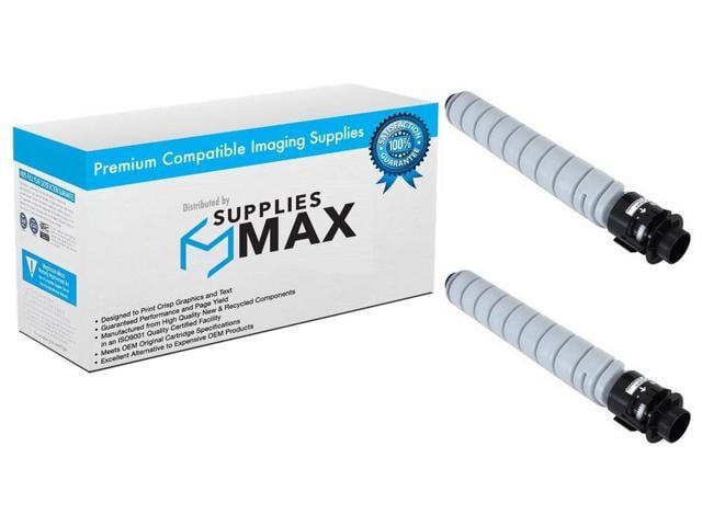 SuppliesMAX Compatible Replacement for Ricoh IM-C4500/IM-C5500/IM-C5500A/IM-C6000 Black Toner Cartridge (2/PK-33000 Page Yield) (TYPE IM-C6000)...
