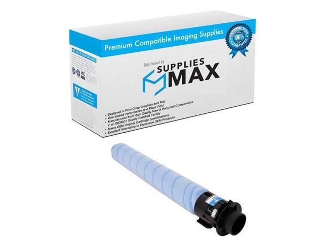 SuppliesMAX Compatible Replacement for Lanier IM-C4500/IM-C5500/IM-C5500A/IM-C6000 Cyan Toner Cartridge (22500 Page Yield) (TYPE IM-C6000) (842282)