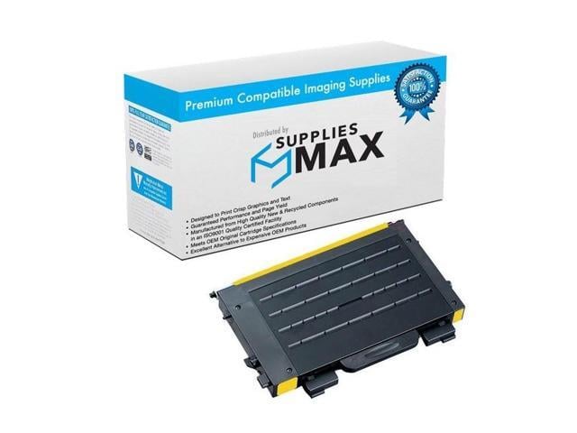 Samsung SuppliesMAX Compatible Replacement for Samsung CLP-500/CLP-500N/CLP-550/CLP-550N Yellow Toner Cartridge (5000 Page Yield) (CLP-500D5Y/XAA)