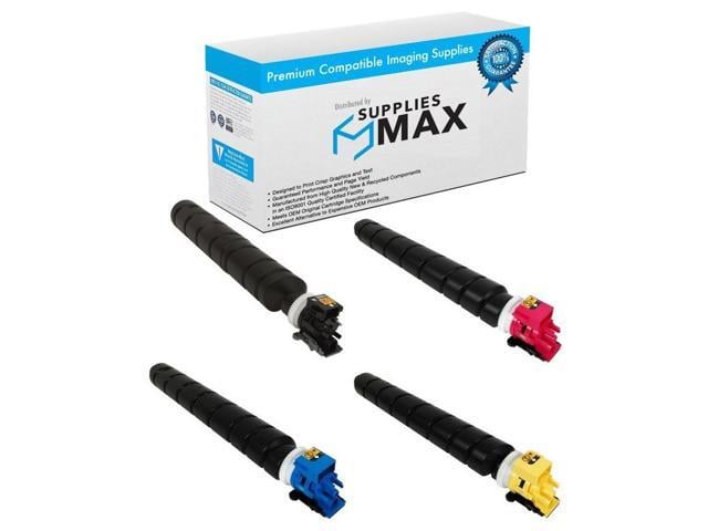 SuppliesMAX Compatible Replacement for Copystar CS-2552ci/CS-2553ci Toner Cartridge Combo Pack (BK/C/M/Y) (TK-8349MP)
