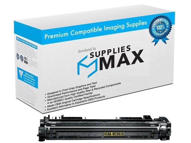 HP Compatible HP Color LaserJet Enterprise M751dn/M751n Series Yellow Toner Cartridge (6000 Page Yield) (NO. 658A) (W2002A)