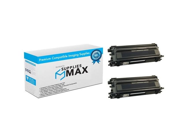 Brother SuppliesMAX Compatible Replacement for Brother DCP-9040/DCP-9045/HL-4040/HL-4070/MFC-9440/MFC-9840 Black Toner Cartridge (2/PK-5000 Page Yield)...