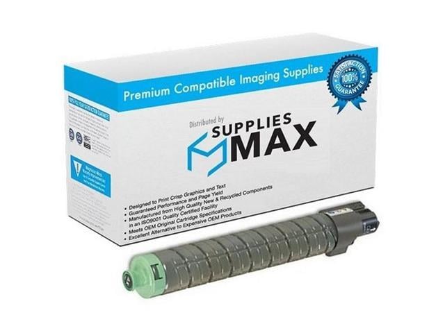 SuppliesMAX Compatible Replacement for Ricoh Aficio MP-C305/Aficio MP-C305SP/Aficio MP-C305SPF Black Toner Cartridge (12000 Page Yield) (841621)