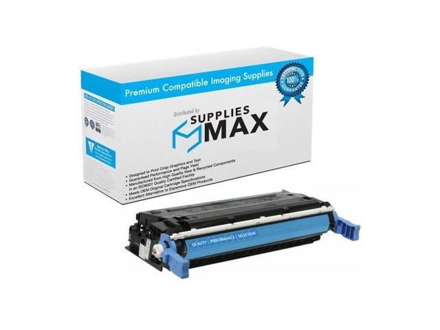 HP SuppliesMAX Compatible Replacement for HP Color Laser Jet 4700/4700DN/4700DTN/4700N/4700PH Cyan Toner Cartridge (10000 Page Yield) (NO. 643A) (Q5951A)