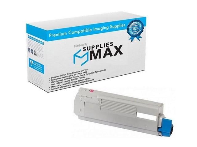 SuppliesMAX Compatible Replacement for Okidata MC-860-MFP Series Magenta Toner Cartridge (10000 Page Yield) (44059214)