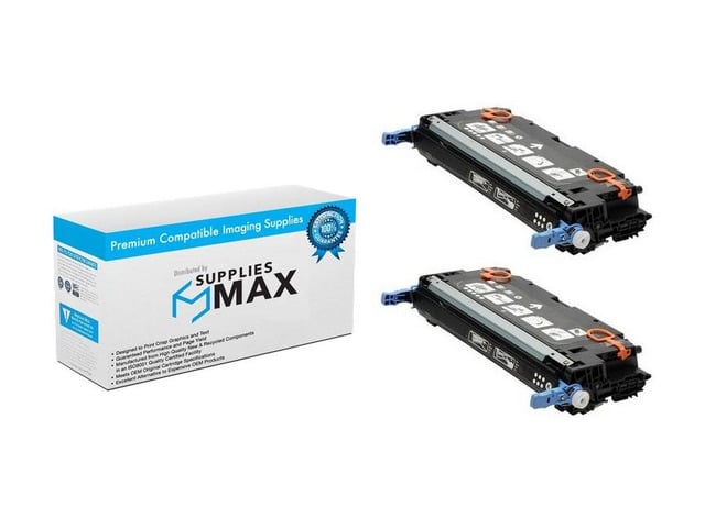 Canon SuppliesMAX Compatible Replacement for Canon Color imageCLASS MF-8450C/LBP-5300 Black Toner Cartridge (2/PK-6000 Page Yield) (CRG-117BK)...
