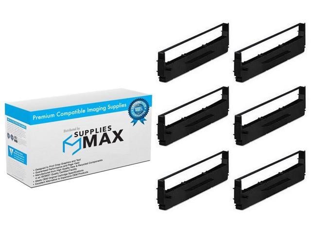 SuppliesMAX Compatible Replacement for DEC LA-70 Black Printer Ribbons (6/PK) (LA70R-06)