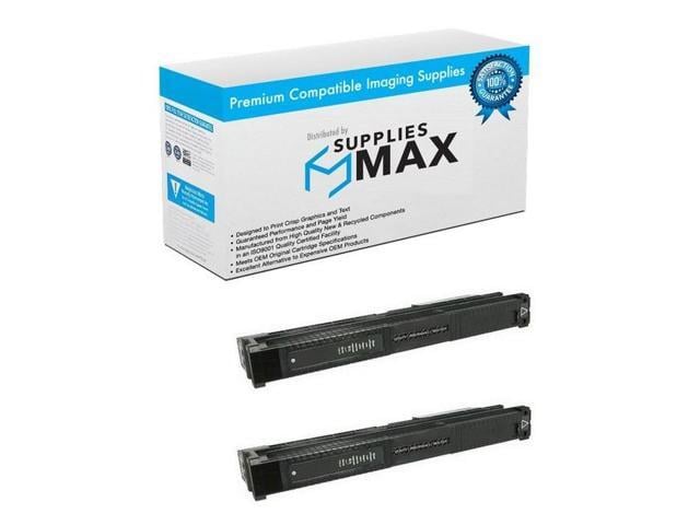 HP SuppliesMAX Compatible Replacement for HP Color Laser Jet CP-6015de/CP-6015dn/CP-6015n/CP-6015x/CP-6015xh Black Toner Cartridge (2/PK-16500 Page...