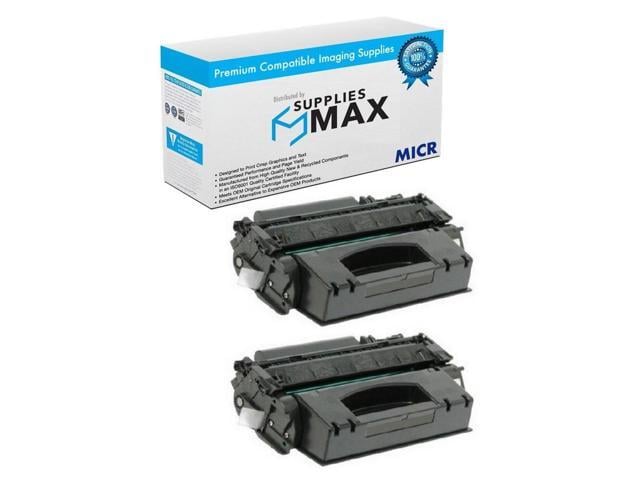 HP SuppliesMAX Compatible MICR Replacement for HP Laser Jet M2727NFS/P2010/P2014/P2015/P2015D/P2015DN/P2015N/P2015X Toner Cartridge (2/PK-7000 Page...