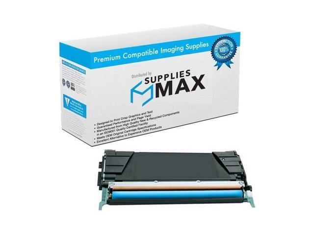 SuppliesMAX Compatible Replacement for Lexmark C520N/C530DN Cyan High Yield Toner Cartridge (3000 Page Yield) (C5202CS)