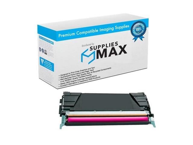 SuppliesMAX Compatible Replacement for Lexmark C520N/C530DN Magenta Extra High Yield Toner Cartridge (7000 Page Yield) (C5202MS)
